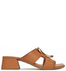 Klapki Hispanitas brązowe damskie 