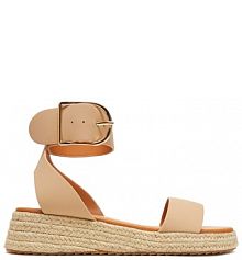 Espadryle DeeZee beżowe damskie 
