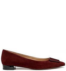 Baleriny Geox bordowy damskie 