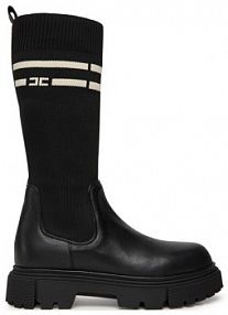 Kozaki Elisabetta Franchi czarne dziecięce 