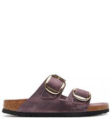 Klapki Birkenstock fioletowe damskie 