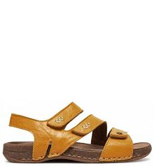 Sandały Rieker żółte damskie 