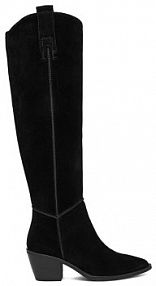 Kozaki na obcasie Badura czarne 