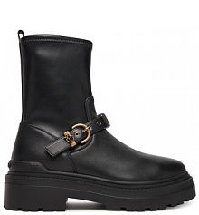 Botki PINKO czarne damskie 