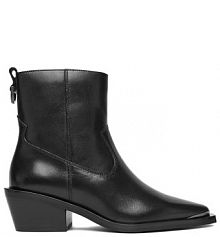 Botki na słupku GINO ROSSI czarne 