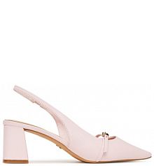 Sandały na słupku Aldo różowe 