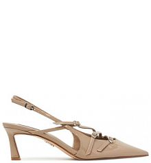 Sandały na szpilce Steve Madden brązowe 