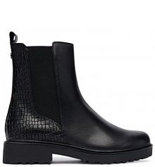 Botki Caprice czarne damskie 