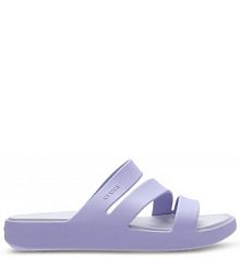 Klapki Crocs fioletowe damskie 