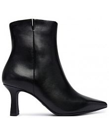 Botki na słupku Tamaris czarne 