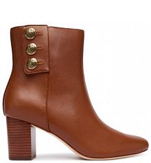 Botki na słupku LAUREN RALPH LAUREN brązowe 