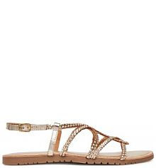 Sandały Gioseppo złote damskie 