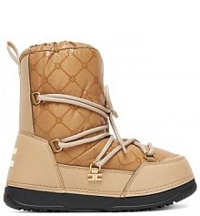 Śniegowce Elisabetta Franchi beżowe dziecięce 