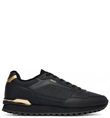 Sneakersy BOSS czarne męskie 