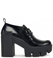 Półbuty na obcasie United Nude czarne damskie 