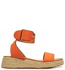 Espadryle DeeZee pomarańczowe damskie 