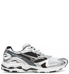Sneakersy Mizuno srebrne męskie 