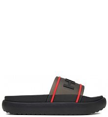 Klapki Hunter czarne damskie 