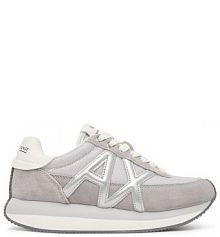 Sneakersy Armani Exchange szare damskie 
