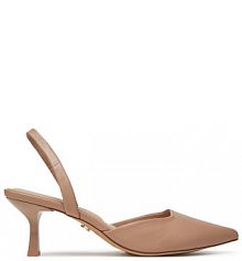 Sandały na szpilce Aldo écru 