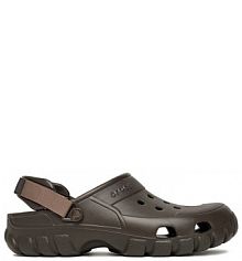 Klapki Crocs brązowe męskie 