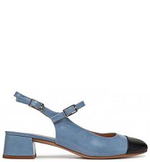 Sandały na słupku Unisa niebieskie 