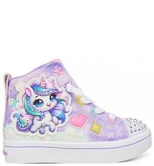 Sneakersy Skechers fioletowe dziecięce