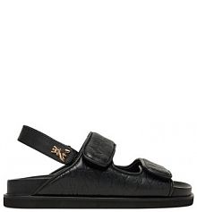 Sandały Patrizia Pepe czarne dziecięce 