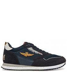 Sneakersy Aeronautica Militare granatowe męskie 