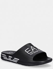 Klapki EA7 Emporio Armani  czarne męskie AF18618.7X000356