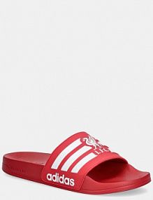 Klapki Adidas  czerwone męskie JS4965