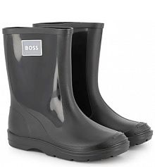Kalosze Boss  czarne dziecięce J52723.31.35