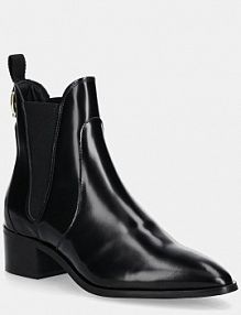 Botki na słupku Gant  czarne 31551095