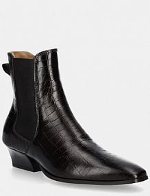 Botki na słupku Gant  brązowe 31551148