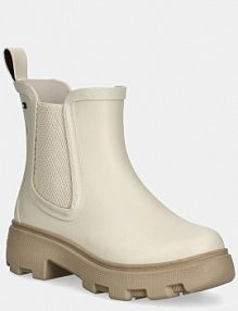 Kalosze Tommy Hilfiger  beżowe damskie FW0FW08637