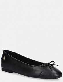 Baleriny Tommy Hilfiger  czarne damskie FW0FW08759
