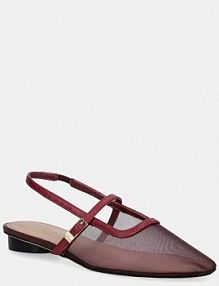 Baleriny Tommy Hilfiger  bordowy damskie FW0FW08962