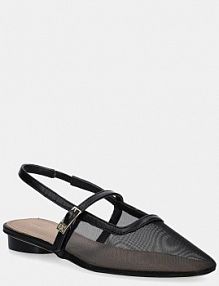 Baleriny Tommy Hilfiger  czarne damskie FW0FW08962