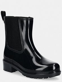 Kalosze Tommy Hilfiger  czarne damskie FW0FW08966