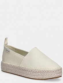 Espadryle Calvin Klein Jeans  beżowe damskie YW0YW01871