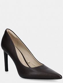 Szpilki Calvin Klein bordowy HW0HW02608