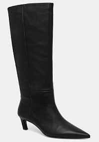 Kozaki Calvin Klein  czarne damskie HW0HW02690