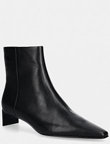 Botki na słupku Calvin Klein  czarne HW0HW02811