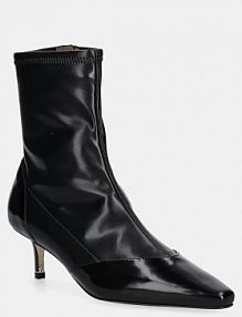 Botki na szpilce Boss  czarne 50548546.001