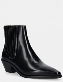 Botki na słupku Boss  czarne 50548766.001