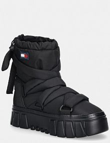 Śniegowce Tommy Jeans  czarne damskie EN0EN02842