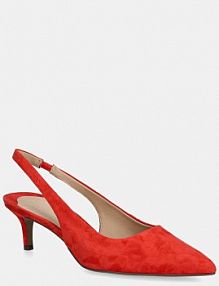 Szpilki Lauren Ralph Lauren  czerwone 802959263005.600