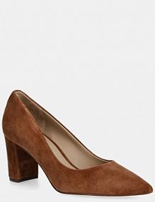 Czółenka Lauren Ralph Lauren  brązowe 802967743002.200