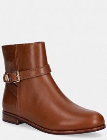 Botki Lauren Ralph Lauren  brązowe damskie 802974382001.200