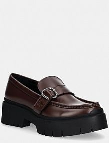 Mokasyny HUGO  brązowe damskie 50548196.201